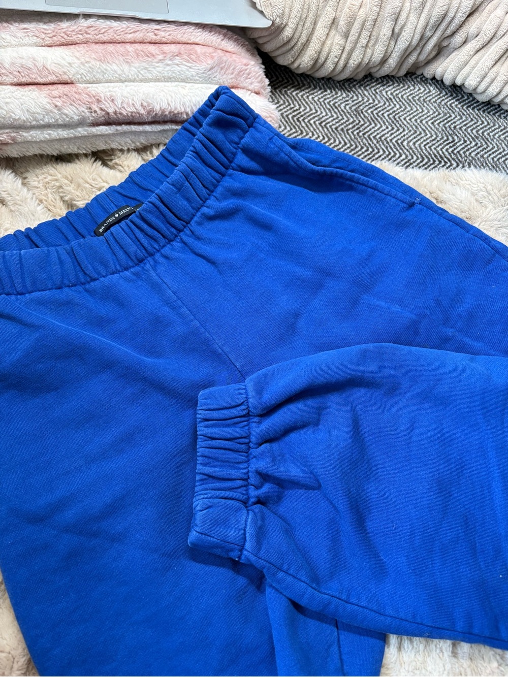 Bright Royal Brandy Melville Rosa Blue Sweatpants